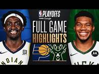 Video thumbnail for #4 PACERS at #5 BUCKS | FULL GAME 3 HIGHLIGHTS | April 25, 2025