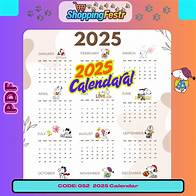 Video thumbnail for 2025 Printable Calendar | Minimal Aesthetic Wall Calendar Snoopy | Monthly Planner PDF | Modern Calendar for Office, Home, or Desk Use,pdf - Etsy