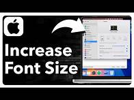 Video thumbnail for 3 Ways To Increase Font Size On Mac
