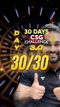 Video thumbnail for CA Shantam Gupta on Instagram: "Thank you INDIA for the amazing response For the third time in a ROW ❤️ Loved every moment of it 😍 Waiting to see you all soon in the next challenge 🙏🏻 And yes i did it NO NON VEG since the past 30 days 😎 #shantamgupta #cafoundation #icai #csg #ca #motivation #csgchallenge #30dayschallenge #fitness #cainter #castudentlife #castudents #cainter"