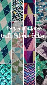 Video thumbnail for Darcy Quilts on Instagram: "Help me narrow down which quilt pattern winner to put on sale with a March Madness Quilt Pattern Elite 8! You can pick winners in my stories. #marchmadnessquilting #eliteeight"