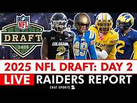 Video thumbnail for Las Vegas Raiders Live 2025 NFL Draft Day 2 | Round 2 & Round 3 Coverage