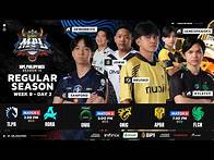 Video thumbnail for 🔴 LIVE | MPL PH S15 | ENGLISH - Week 8 Day 2