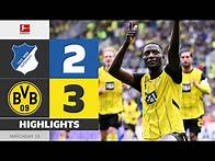 Video thumbnail for 90+5! Big Win For BVB! | HOFFENHEIM - BORUSSIA DORTMUND | Highlights | MD 31 – Bundesliga 2024/25