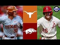 Video thumbnail for #1 Texas vs #11 Arkansas (G3) | 2025 College Baseball Highlights