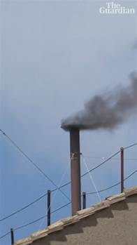 Video thumbnail for Cardinals fail to agree new pope as black smoke emerges from Sistine Chapel chimney