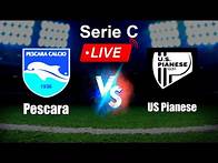 Video thumbnail for 🔴 LIVE: Pescara vs US Pianese - Live Score Today - Italian Serie C