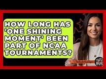 Video thumbnail for How Long Has 'One Shining Moment' Been Part of NCAA Tournaments? | The Basketball Xpert News