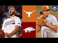 Video thumbnail for #1 Texas vs #11 Arkansas (G1) | 2025 College Baseball Highlights