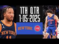 Video thumbnail for New York vs Detroit GAME 5 Full Highlights 1th Qtr - May 01 - NBA Highlights Playoffs 2025
