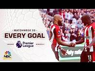 Video thumbnail for Every Premier League goal from Matchweek 33 (2024-25) | NBC Sports