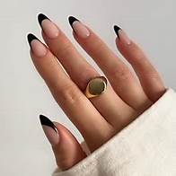 Video thumbnail for Black French Tip Press On Nails, Short Almond Medium Fake Nails with Nail Glue, Reusable Soft Gel Stick On Nails for Women Girls Gift, 30PC Elegant Glue On Nails Kit