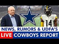 Video thumbnail for Cowboys Rumors LIVE, 2025 NFL Draft Fallout, Amari Cooper, George Pickens Trade Rumors + UDFA Grades