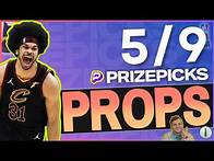 Video thumbnail for PrizePicks NBA Player Prop Picks / Bets for Friday, May 9th 2025