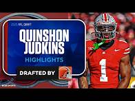Video thumbnail for Quinshon Judkins 2024 Highlights | No. 36 Overall to Browns | Ohio State University