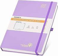 Video thumbnail for POPRUN 2025-2026 Daily Planner One Page Per Day (Large - 8.5' x 12'') - Academic Calendar (July 2025 - June 2026), 2025 Day Appointment Book with Monthly Tabs, Hardcover - Violet