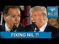 Video thumbnail for PRESIDENT Donald Trump & COMMISSIONER Nick Saban JOIN FORCES to FIX NIL & College Football?