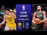 Video thumbnail for NBA Playoffs 2025: Luka Dončić & Rudy Gobert DOMINATE in Game 5 | Lakers vs Timberwolves