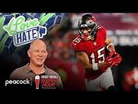 Video thumbnail for Jalen McMillan, DJ Moore land on post-draft WR Hate list | Fantasy Football Happy Hour | NFL on NBC