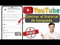 Video thumbnail for Cómo borrar el historial de búsqueda de YouTube || Nueva actualización