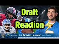 Video thumbnail for REACTING to EVERY Chargers Draft Pick
