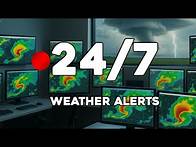 Video thumbnail for LIVE NOW ⚡ WX Rundown | 24/7 Severe Weather Alerts, Interactive Radar & Storm Coverage