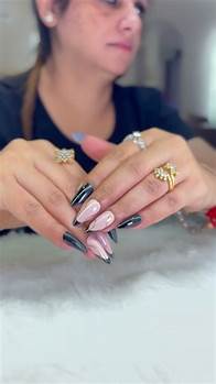 Video thumbnail for Tip extensions with french ❤️ #nails #nailart #naildesign