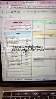 Video thumbnail for Monthly Planner Template for Google Sheets