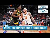 Video thumbnail for 2025-26 Men's Basketball Conference Schedule Released, Evaluating Big Ten Transfer Portal Class & Mo
