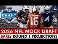 Video thumbnail for 2026 NFL Mock Draft: WAY-TOO-EARLY Round 1 Projections