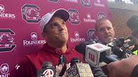 Video thumbnail for South Carolina football: Shane Beamer breaks down upset vs. Clemson