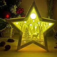 Video thumbnail for Pack 3 Christmas Star Lantern SVG - Christmas Lantern Paper Cut - DIY Paper Lantern - Paper Cutting Template - Christmas Lantern Template