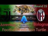 Video thumbnail for Juventus vs Bologna ⚽ Serie A 2024/2025 🐢World Football Prediction Turtle