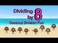 Video thumbnail for 🎵 Divide by 8 Song | Coconut Division Fun!🥥➗