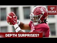 Video thumbnail for ALERT: Depth Chart Analysis: Alabama Crimson Tide's Receiver Corps EXPLODES with Talent