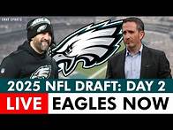 Video thumbnail for Philadelphia Eagles NFL Draft 2025 LIVE Round 2 | 2025 NFL Draft Livestream For Rounds 2 & 3