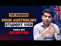 Video thumbnail for 2025 Guide: Top 5 Reasons Your Australian Student Visa Might Get Rejected | Avoid these Mistakes
