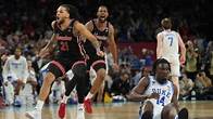 Video thumbnail for Duke falls to Houston in chaotic ending