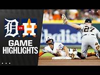 Video thumbnail for Tigers vs. Astros Game Highlights (4/28/25) | MLB Highlights