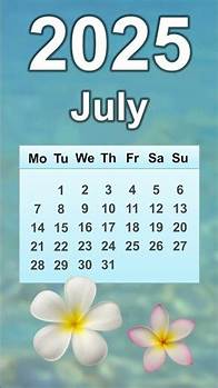 Video thumbnail for July 2025 Calendar