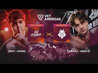 Video thumbnail for 100 vs. G2 - VCT Americas Stage 1 - Playoffs Day 4 - Map 1
