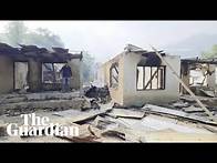 Video thumbnail for Footage shows aftermath of India's missile strikes on Pakistan