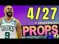 Video thumbnail for TOP PrizePicks NBA Playoff Prop Bets: SUNDAY, April, 27th