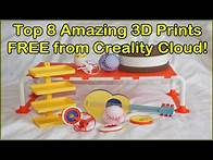 Video thumbnail for Top 8 Amazing 3D Prints FREE from Creality Cloud! #crealitycloud