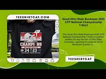 Video thumbnail for Good Ohio State Buckeyes 2025 CFP National Championship T-Shirt