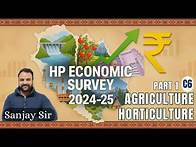 Video thumbnail for HP Economic Survey 2024-25 | Ch 6 Agriculture 1 | Chapter-wise Series for HAS, HP Allied & NT