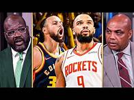 Video thumbnail for Inside the NBA REACTS to Rockets vs Warriors GAME 4 Highlights