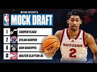Video thumbnail for Updated 2025 NBA Mock Draft: Predictions for Every Lottery Team (Picks 1-14) | Analysis & Best Fits