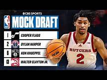 Video thumbnail for Updated 2025 NBA Mock Draft: Predictions for Every Lottery Team (Picks 1-14) | Analysis & Best Fits