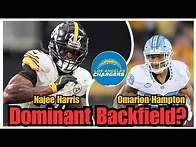 Video thumbnail for Chargers Rookie Omarion Hampton Teams Up with Najee Harris for Dominant Backfield Duo | NFL 2025